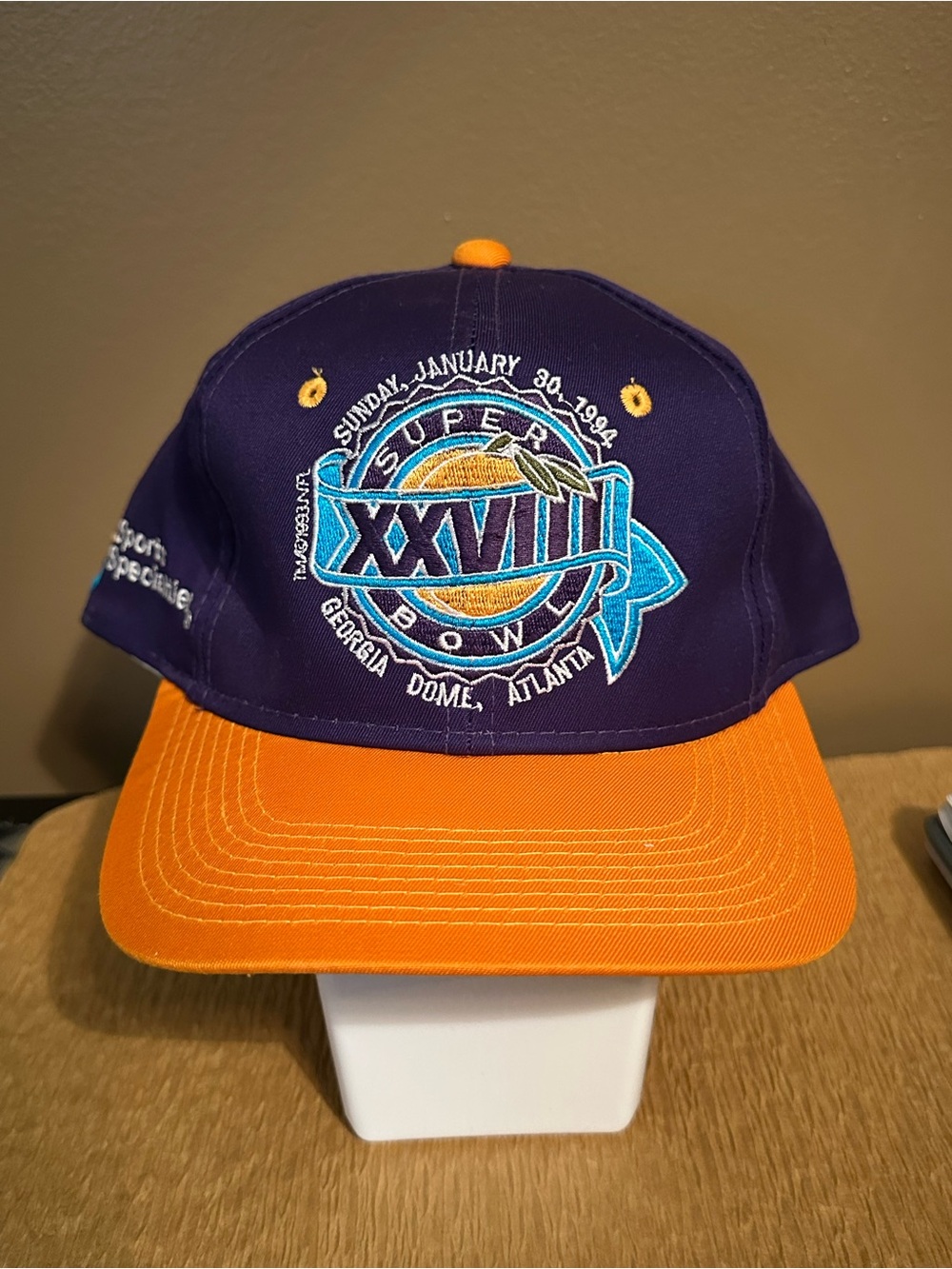1994 Super Bowl XXVIII Embroidered Snapback Cap by Sports Specialties